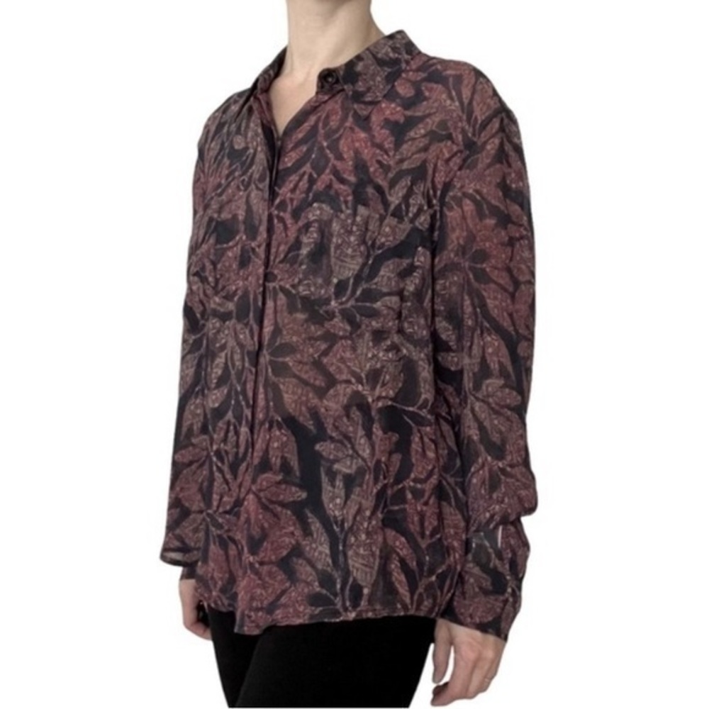 PERUVIAN CONNECTION LUCCA SHIRT Long sleeve button down. Medium